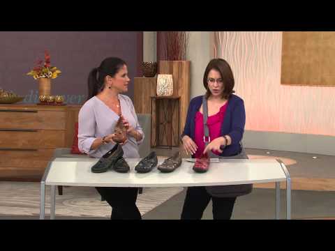 Clarks Bendables Leather Slip-on Shoes - Ashland Spin with Jacque Gonzales