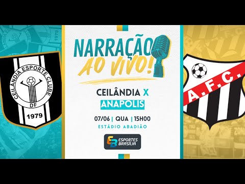 Ceilândia x Anápolis/GO - Brasileirão Série D 2023 - Ao Vivo