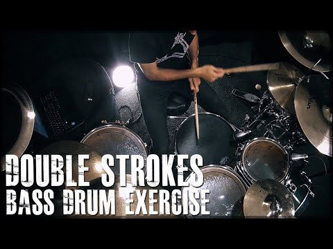 Great Double Strokes Bass Drum Workout Exercise - James Payne