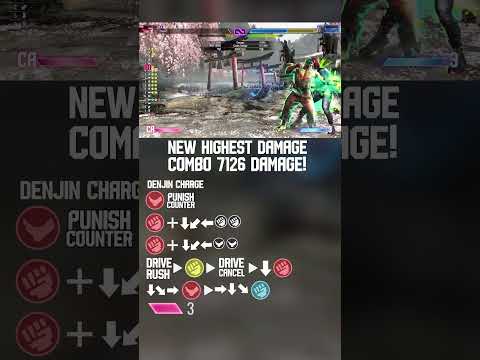 NEW RYU HIGHEST DAMAGE COMBO
