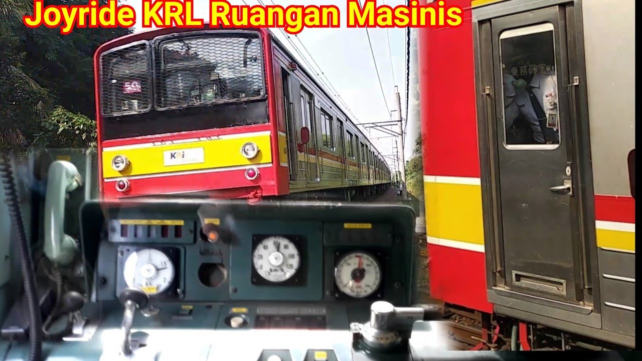 Gokil !! Rekam Kabin Masinis !! Review Singkat Ruang Kerja Kabin Masinis KRL JR 205 Commuterline