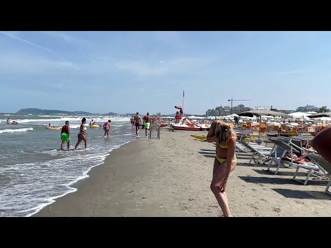 Riccione beach walk
