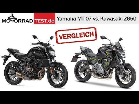 Yamaha MT07 vs. Kawasaki Z650 | Vergleich der Naked-Bike Bestseller der Mittelklasse