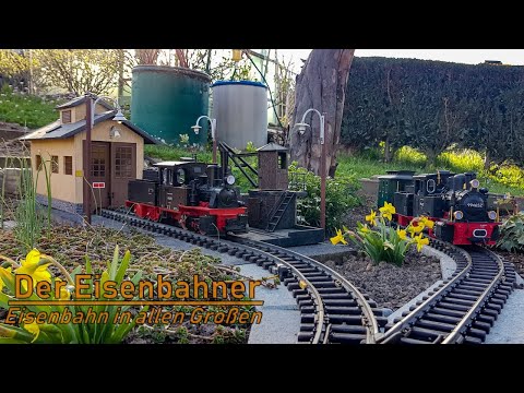 Oster-Fahrbetrieb auf der LGB Gartenbahn mit IVK, Stainz und vielem mehr...