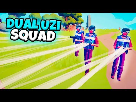 DUAL UZI SQUAD VS EVERY FACTION | TABS MODDED GAMEPLAY