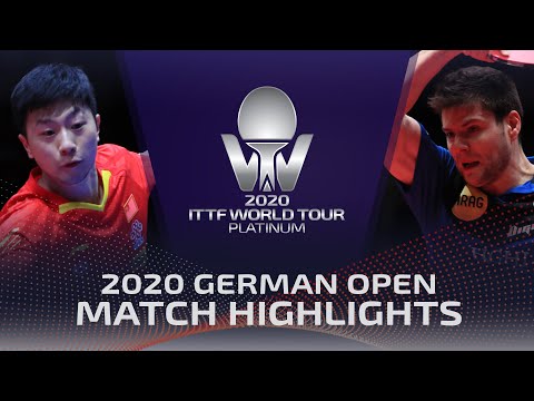 Ma Long vs Dimitrij Ovtcharov | 2020 ITTF German Open Highlights (1/2)