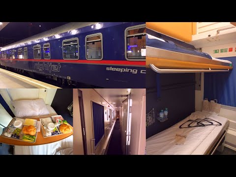 ÖBB Nightjet Train Vienna - Wrocław - Berlin in Sleeping Car during Coronavirus Pandemic