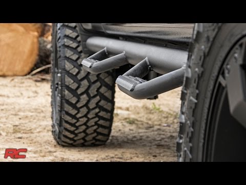 2015-2018 Chevrolet Colorado Wheel To Wheel Nerf Steps by Rough Country