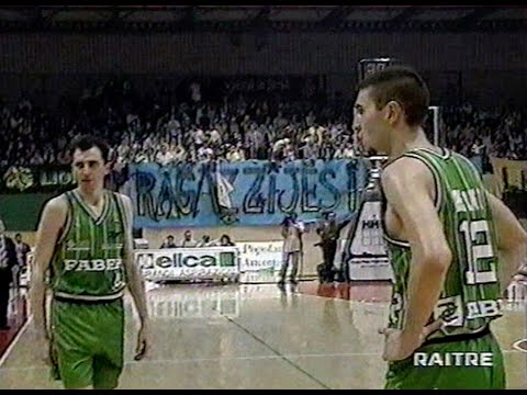 A2 Orologio 1997/'98 Sicc Jesi - Faber Fabriano Basket 82-79