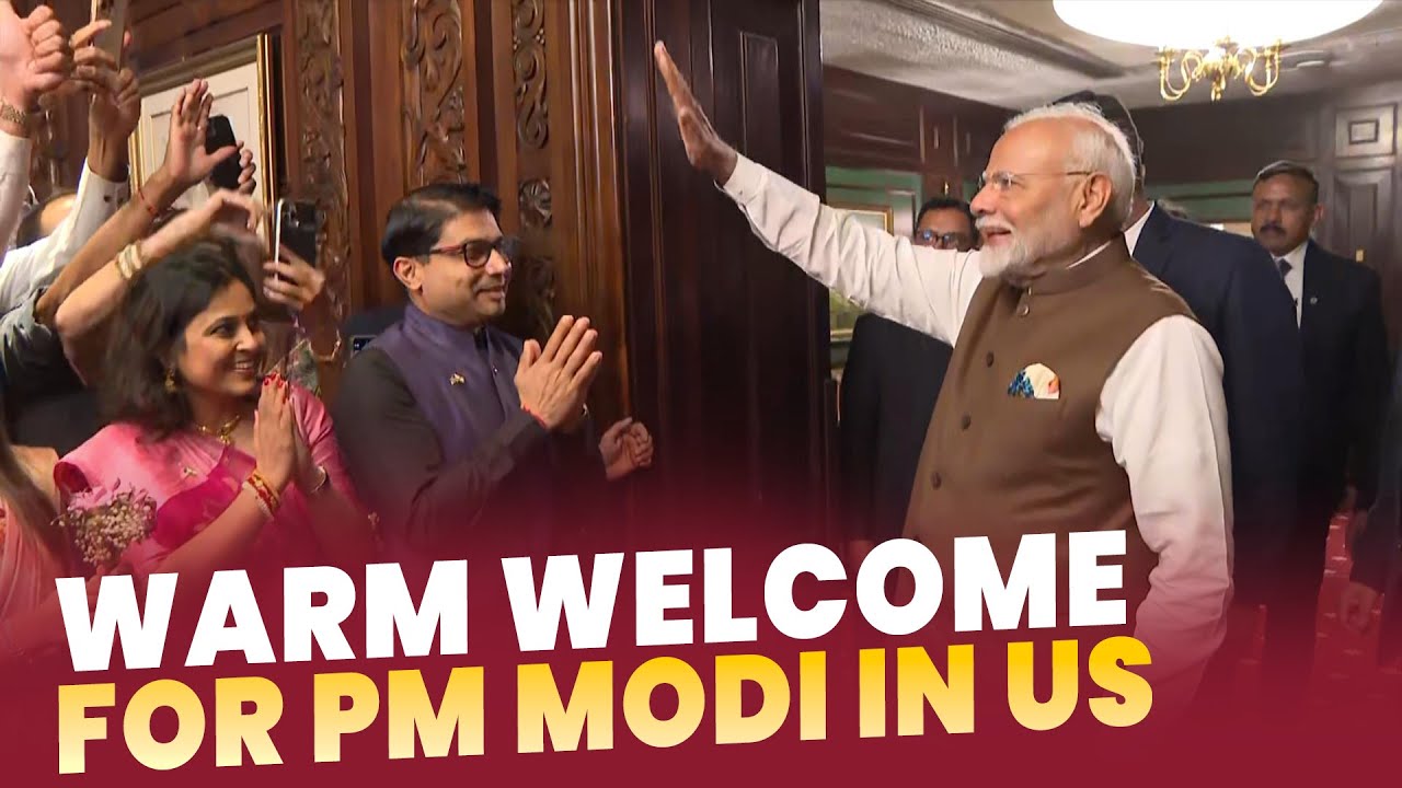 Live: PM Modi receives a warm welcome in Wilmington, Delaware