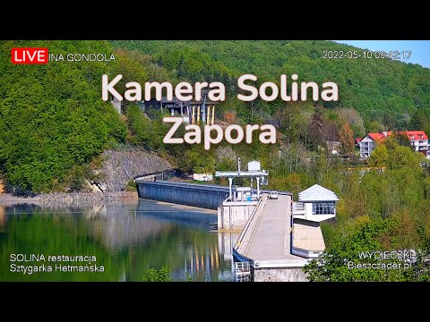 Kamera kolej Solina - zapora, kolejka gondolowa, kamera obrotowa. Udostępnij na FB