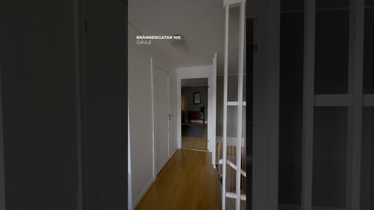 4 rum Par-/kedje-/radhus på Brännerigatan 16B Strömsbro Gävle kommun - video