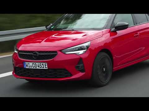 The new Opel Corsa in Red Driving Video