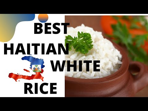 HOW TO MAKE WHITE RICE HAITIAN STYLE (DIRI BLAN)