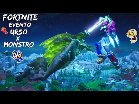 EVENTO URSO X MONSTRO NO FORTNITE MUITO TOP FAMÍLIA 😎