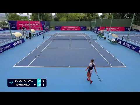 Rada Zolotareva (RUS) vs Ekaterina Reyngold [3] (RUS) // 4-6 4-6 // W35 Qian Daohu // 1st Round