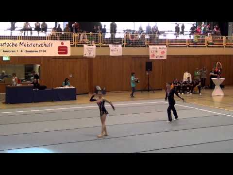 DM Jr Sr Aachen 2014   004   052   MxP   Junior 1   Bal   GER   LZSA Düsseldorf, Kristina Grin & Ale