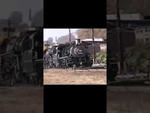 Susquehanna #142 & Chesapeake & Ohio #614 on a doubleheader excursion in 1998 #train #railfan