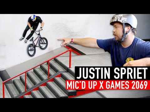 MIC'D UP WITH JUSTIN SPRIET - X GAMES 2069 (Better late than never?)