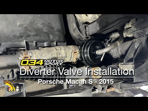 034 Diverter Valves installation - Porsche Macan S