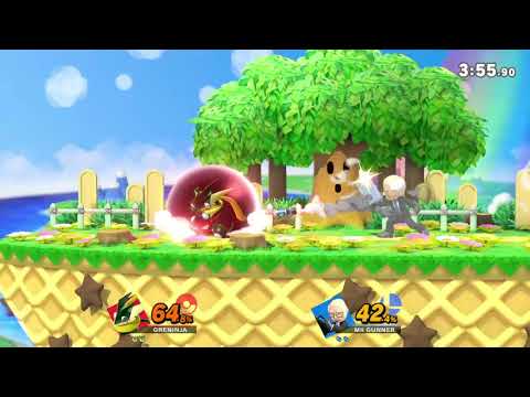 Super Smash Bros. Ultimate - Greninja (me) vs. Mii Gunner