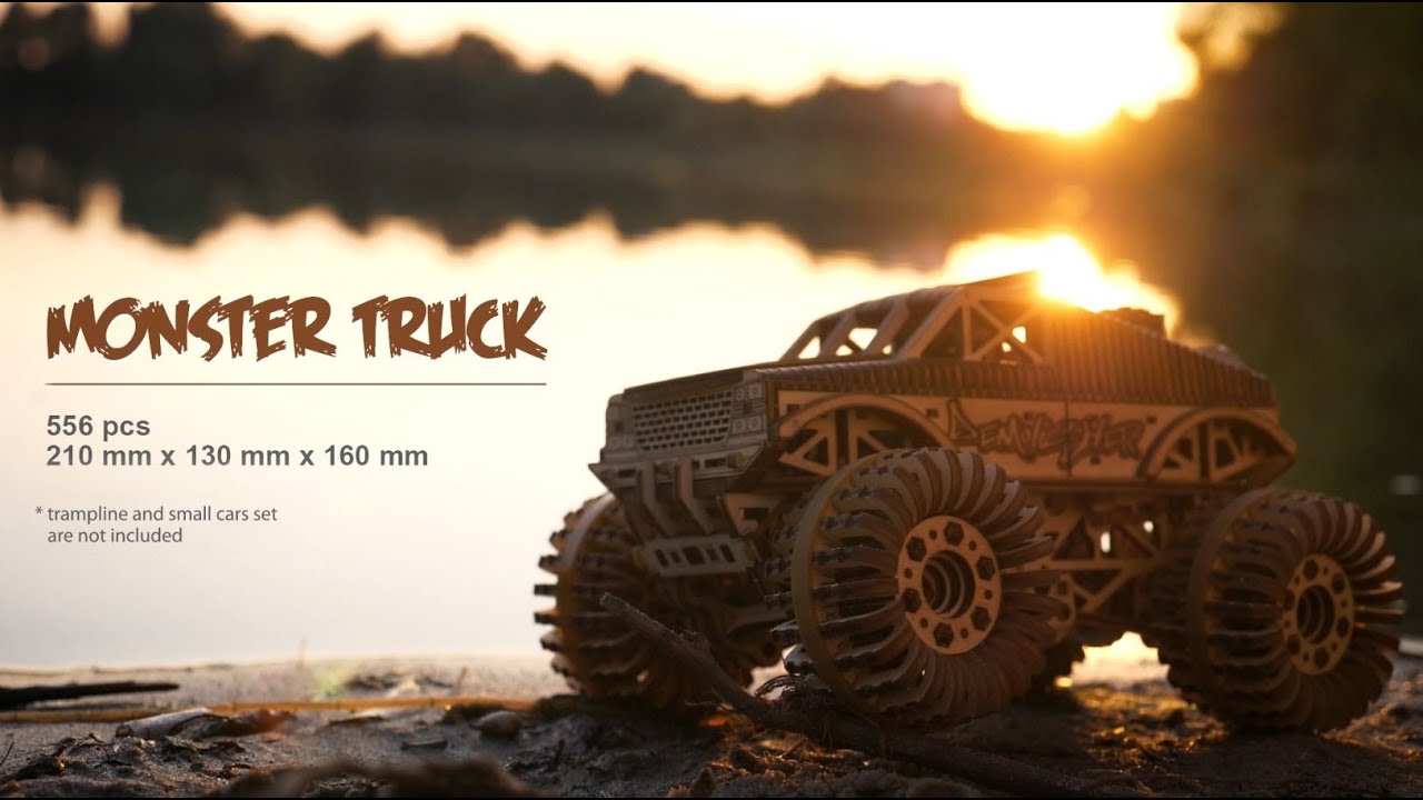 WoodTrick Bausatz Monster Truck
