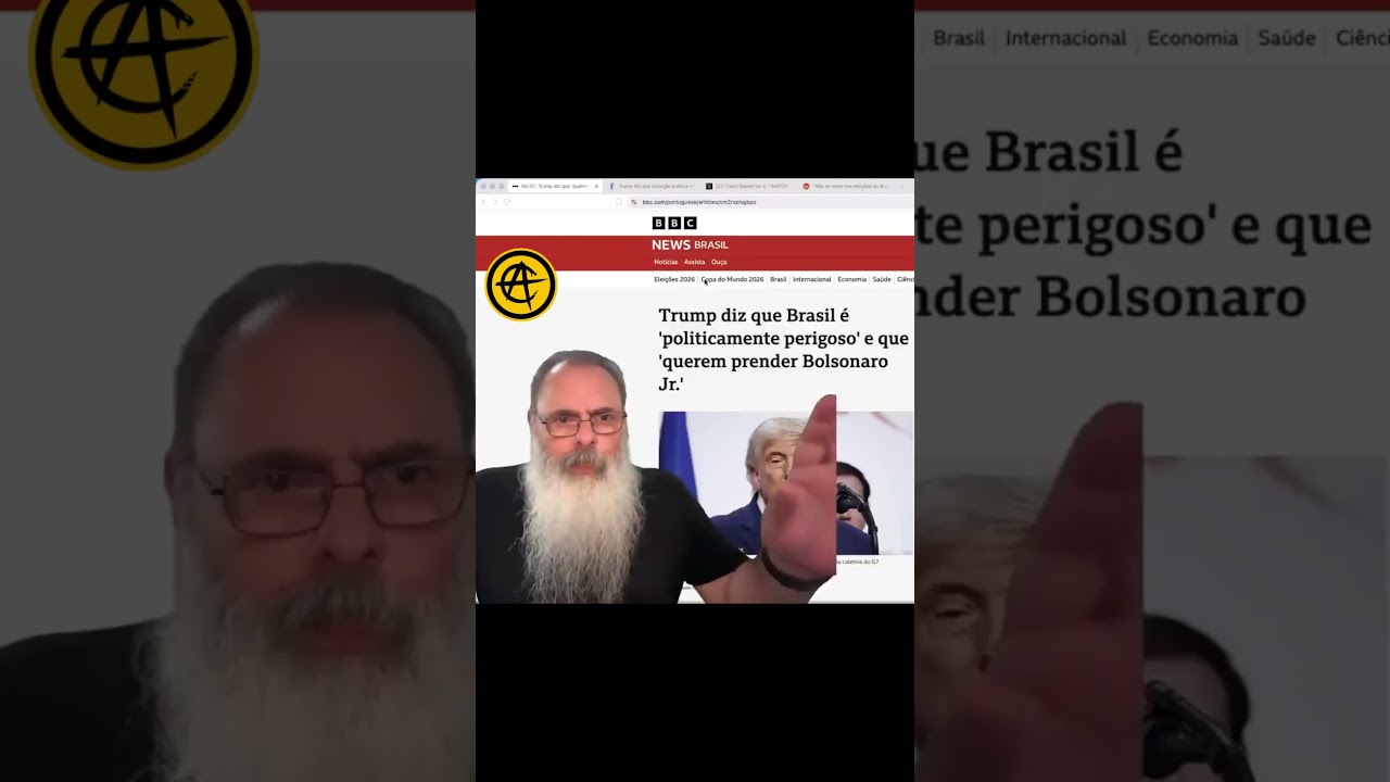TRUMP diz que BRASIL persegue "BOLSONARO JÚNIOR" e POR ISSO as TARIFAS