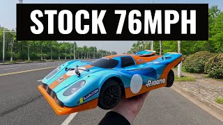 This RC SUPERCAR goes 76mph... If you don't crash it first