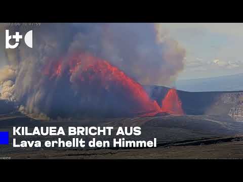 Seltenes Naturspektakel, Vulkan bricht auf Hawaii aus