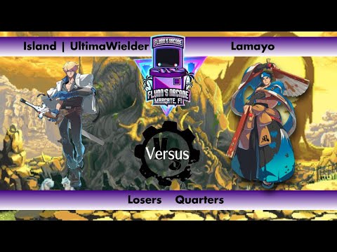 Flynn's Arcade 082 Losers Quarters - Island | UltimaWielder (Ky Kiske) VS Lamayo (Anji Mito) GGST
