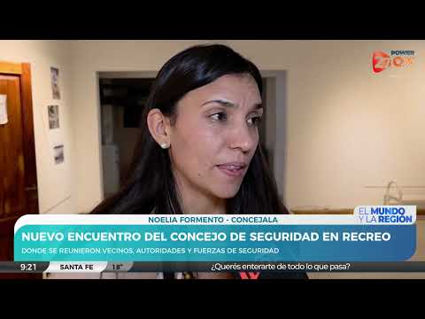 Realizaron un nuevo Encuentro del Concejo de Seguridad en Recreo | Musuruana, Formento y Colombo