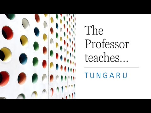 The Professor teaches Tungaru