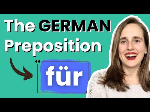 The German Preposition FÜR | Meaning, Usage & Common Mistakes - A2