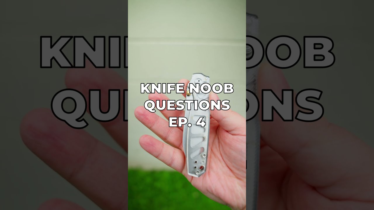 Video thumbnail for How do I clean under my knife scales? | Knife Noob Questions #4