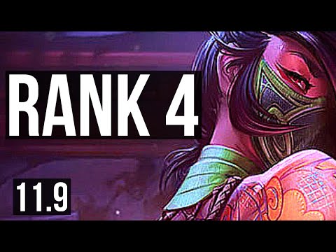 AKALI vs SYLAS (MID) | Rank 4, 7/1/8, Dominating | NA Challenger | v11.9