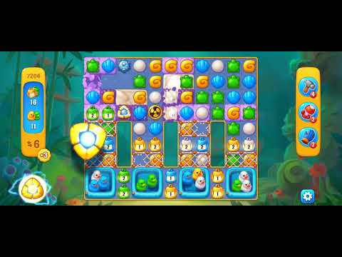 Fishdom nível 7204 - super difícil - vencido