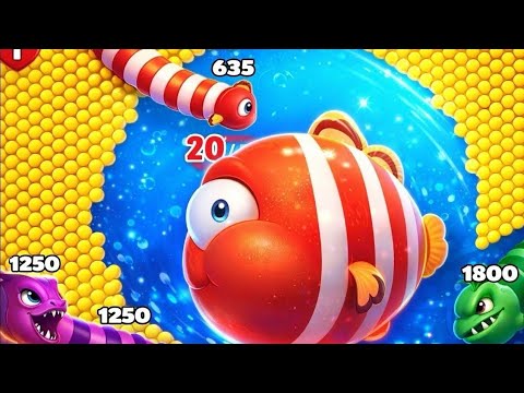Fishdom 🐠 ads Mini Games 1.08 New update. Hungry fish video gameplay Asgar Gaming yt