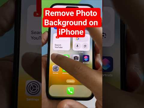 Remove Photo Background on iPhone in Seconds! | remove photo background, background on iphone