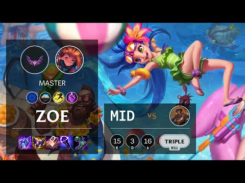 Zoe Mid vs Viktor - EUW Master Patch 12.1