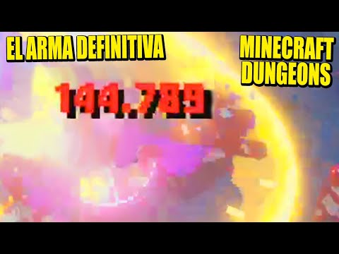 Vicio ONE MORE TIME!!!! -  LOOKING FOR THE DEFINITIVE WEAPON - MINECRAFT DUNGEONS |  Spanish Gameplay