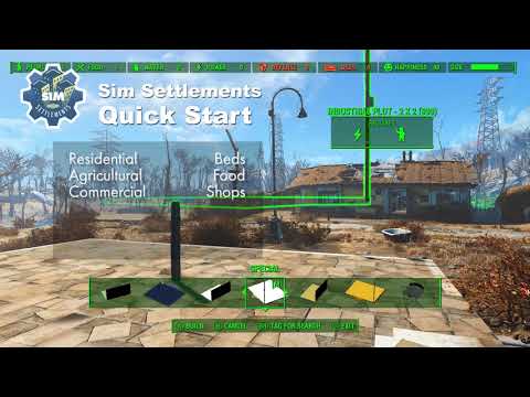 Sim Settlements: Quick Start (Updated August 2018)