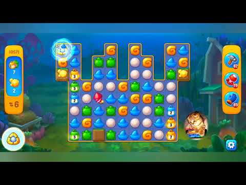 фишдом 2022 # 10571 уровень - прохождение без бустеров # Fishdom,  10571  level - no Boosters.