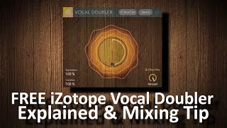 Video thumbnail for FREE iZotope Vocal Doubler EXPLAINED & MIXING TIP by Andrei Martinez Agras