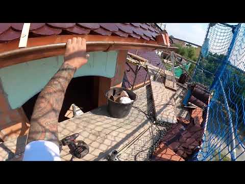 Grate setzen - Reiter und Firstband - Teil 1 - Biberdach Langenreichenbach - Dachdecker Torgau