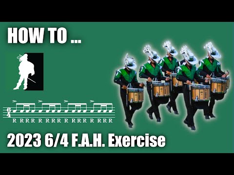 How to Play Cavaliers 2023 Snare line flam accent height Exercise