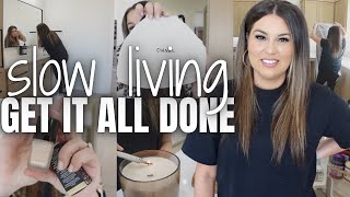 SLOW LIVING SPEND THE DAY WITH ME | RELAXING AND SOOTHING GET IT ALL DONE | 2025 SHOP WITH ME