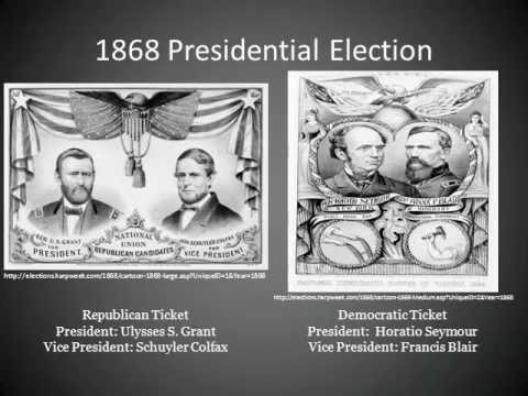 GILDED AGE: Presidents and Elections (1865-1884)