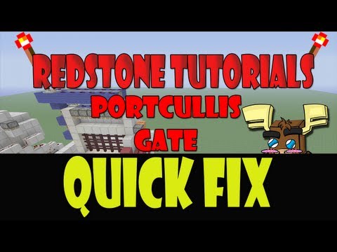 Portcullis Gate No Sand/Gravel *Quick Fix*