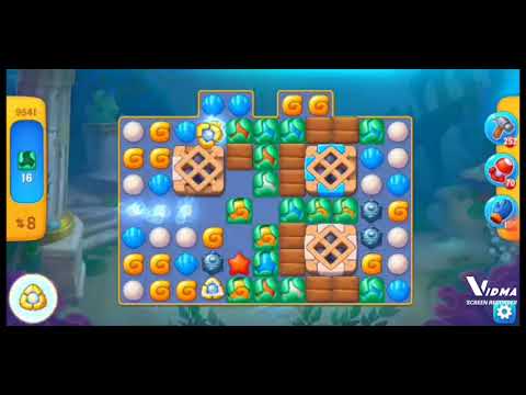 Fishdom. 9541 level no boosters and diamonds. 15 moves