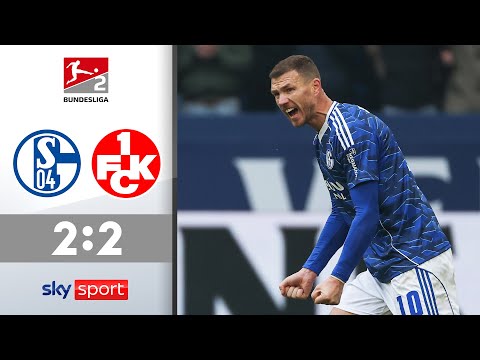 Späte Aufholjagd dank Dzeko-Debüt nach Maß! | FC Schalke 04 - 1. FC Kaiserslautern | 2. Bundesliga